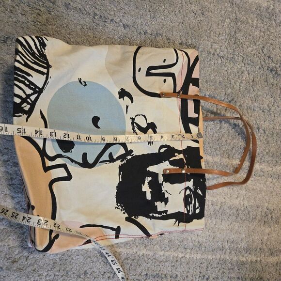Ali Rapp MFAH Houston Museum Mixed Media Ikea Artist Canvas Tote Bag USED - Picture 10 of 10